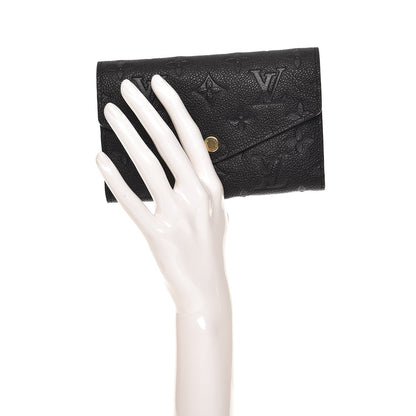 Louis Vuitton Empreinte Compact Curieuse Wallet Black 2 of 6