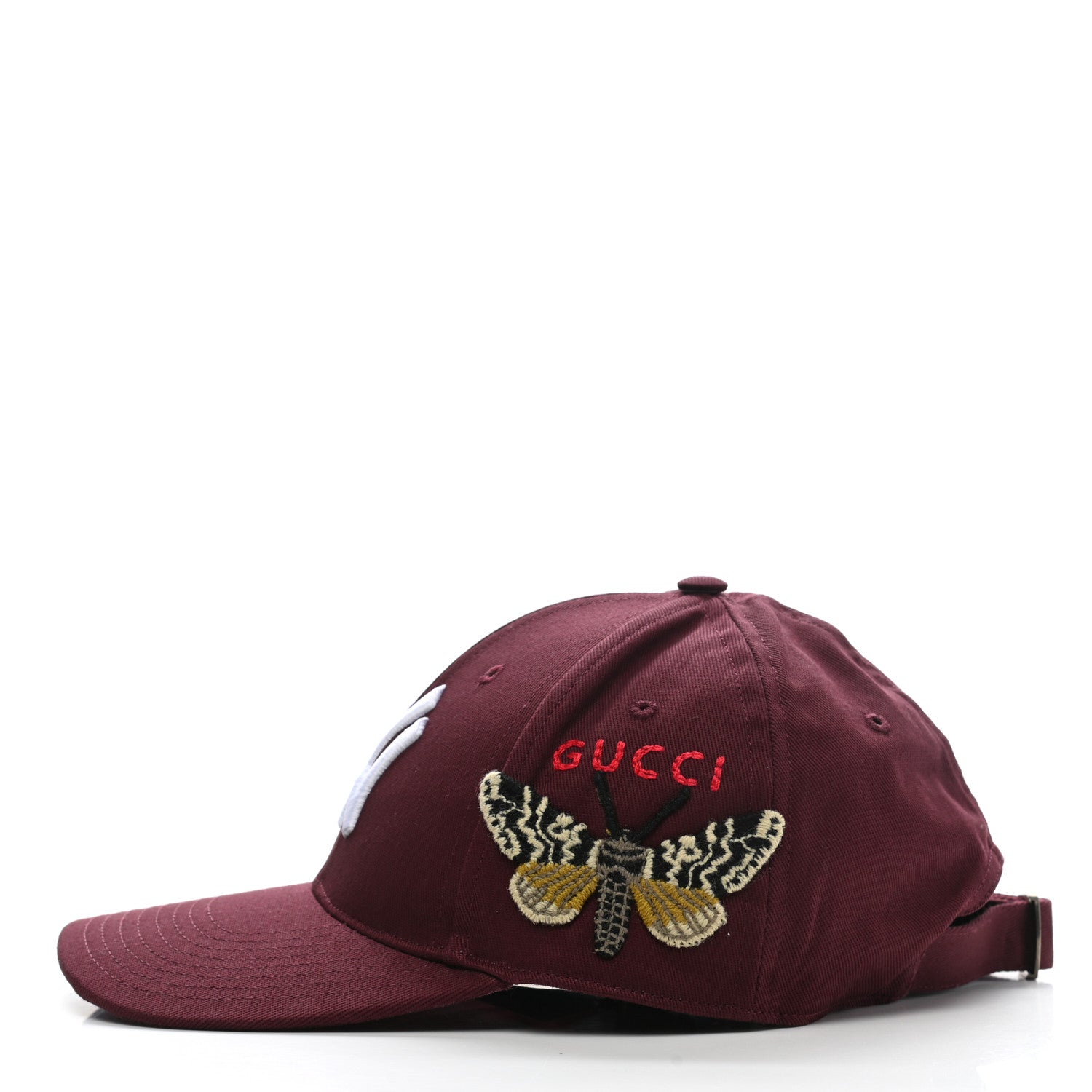 Gucci X MLB Cotton NY Yankees Baseball Hat 57-61 Lacquer 4 of 11
