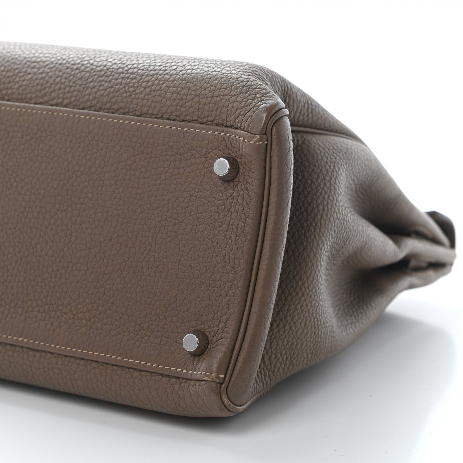 Hermes Togo Kelly Retourne 35 Etoupe 9 of 10