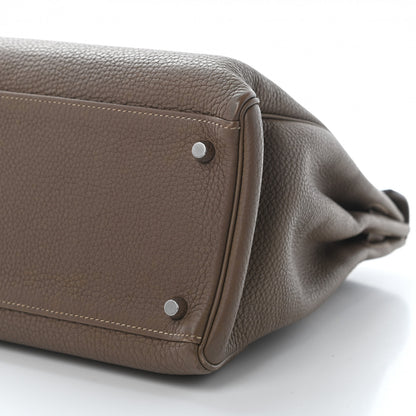 Hermes Togo Kelly Retourne 35 Etoupe 9 of 10