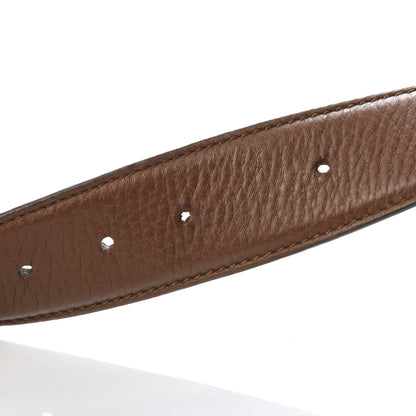 Gucci Calfskin Double G Belt 85 34 Brown 6 of 7