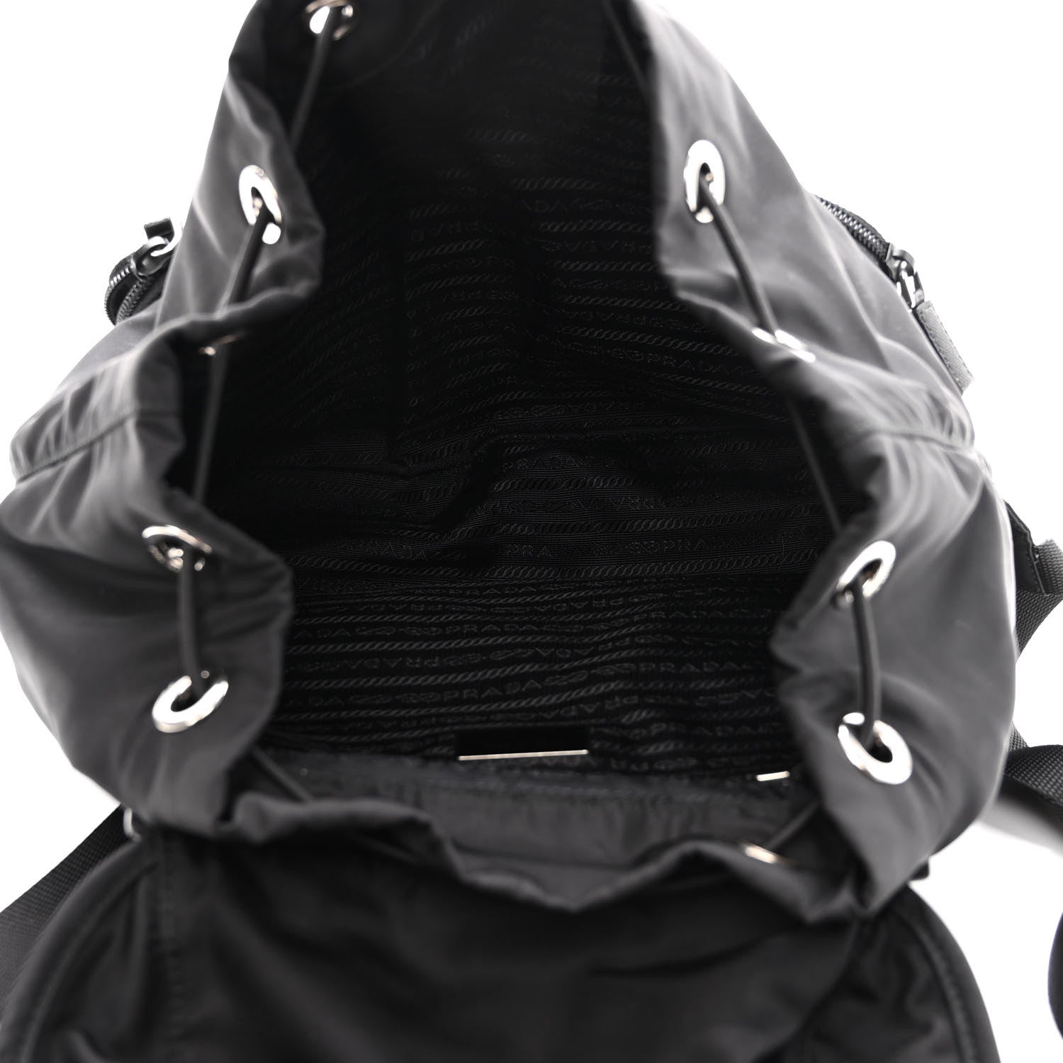 Prada Tessuto Nylon Vela Backpack Black 5 of 10
