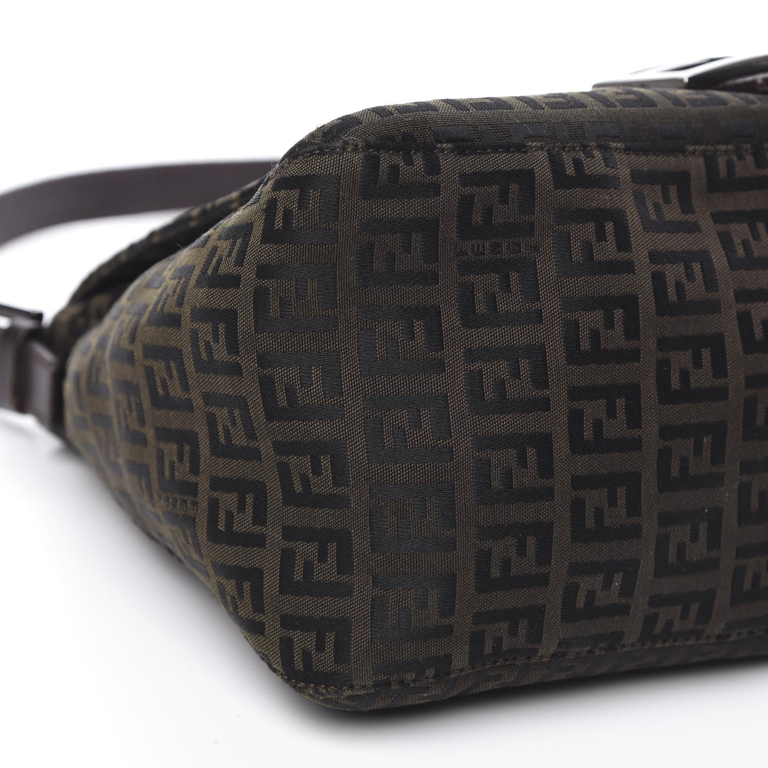 Fendi Zucchino Mama Baguette Brown 10 of 12