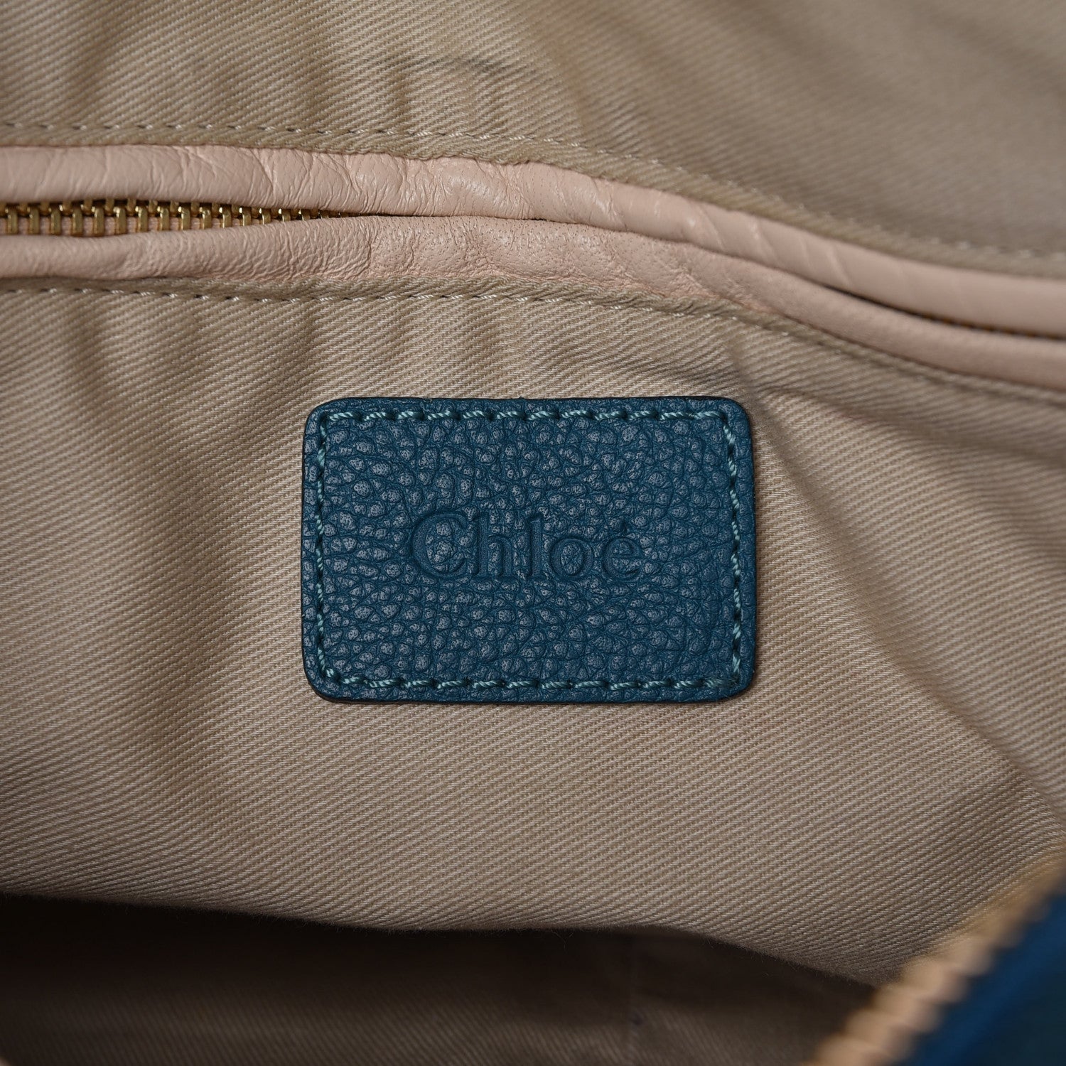 Chloe Calfskin Medium Paraty Peacock Blue 7 of 11
