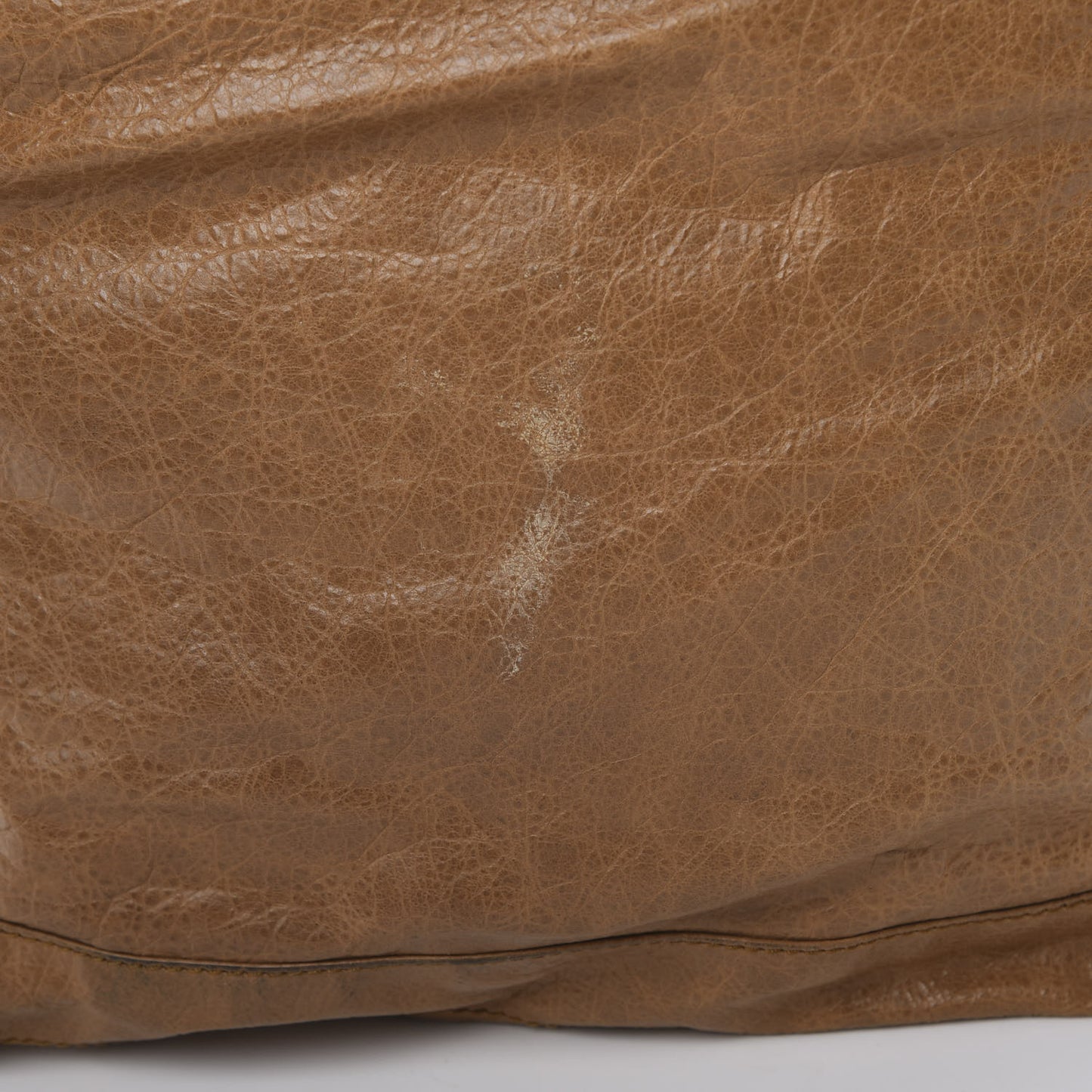 Agneau Giant 12 Rose Gold Hardware Day Hobo Havana Brown