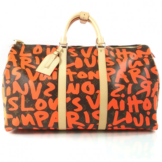 Monogram Graffiti Keepall 50 Orange