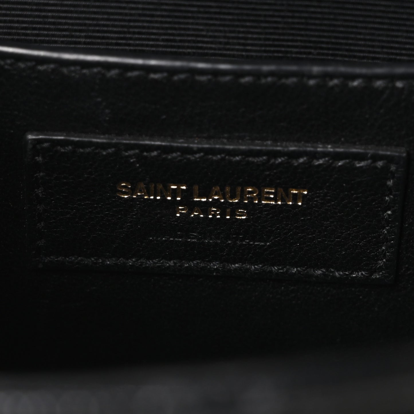Grain De Poudre Textured Mixed Matelasse Triquilt Small Monogram Satchel Black