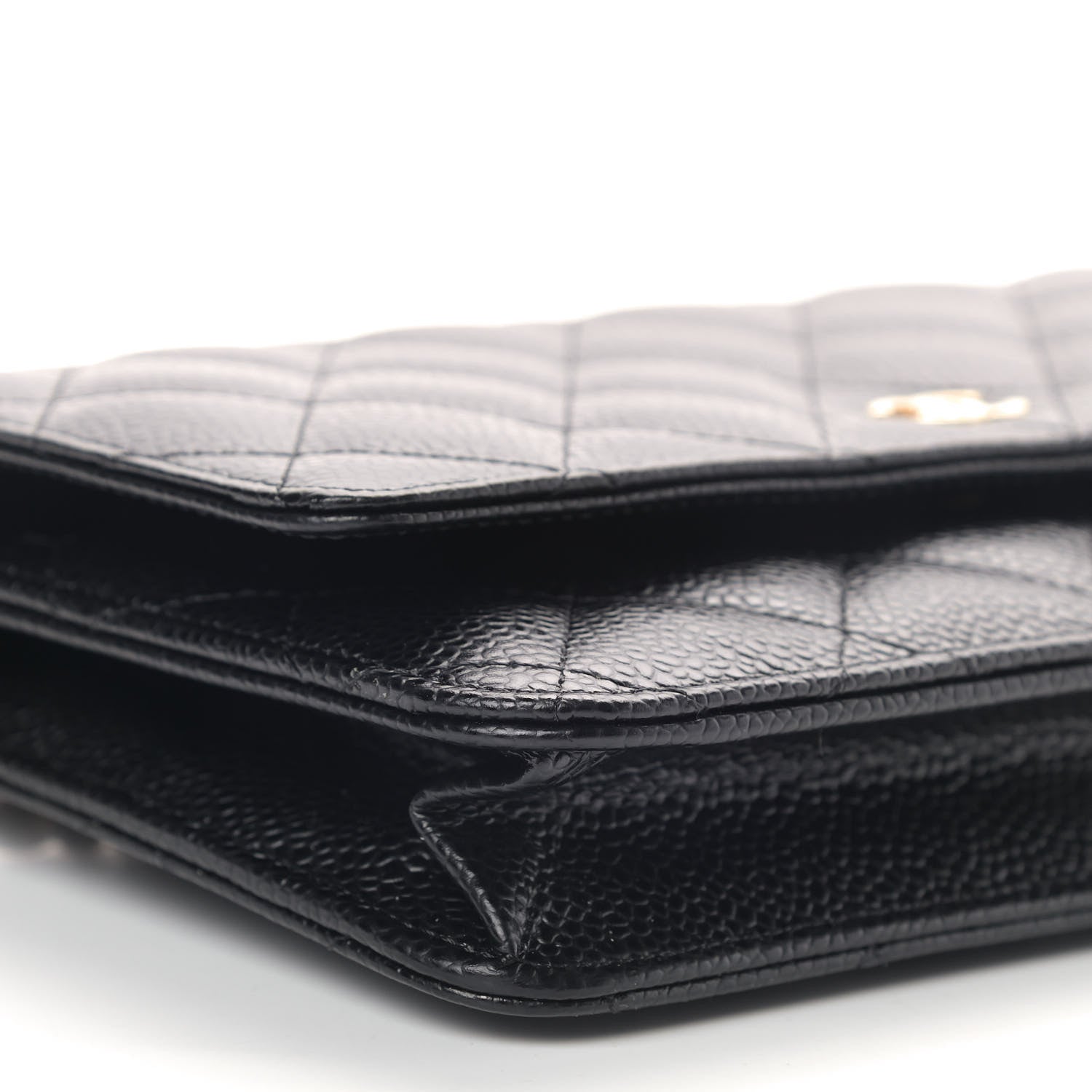 Chanel Caviar Quilted Wallet On Chain WOC Black 6 of 12