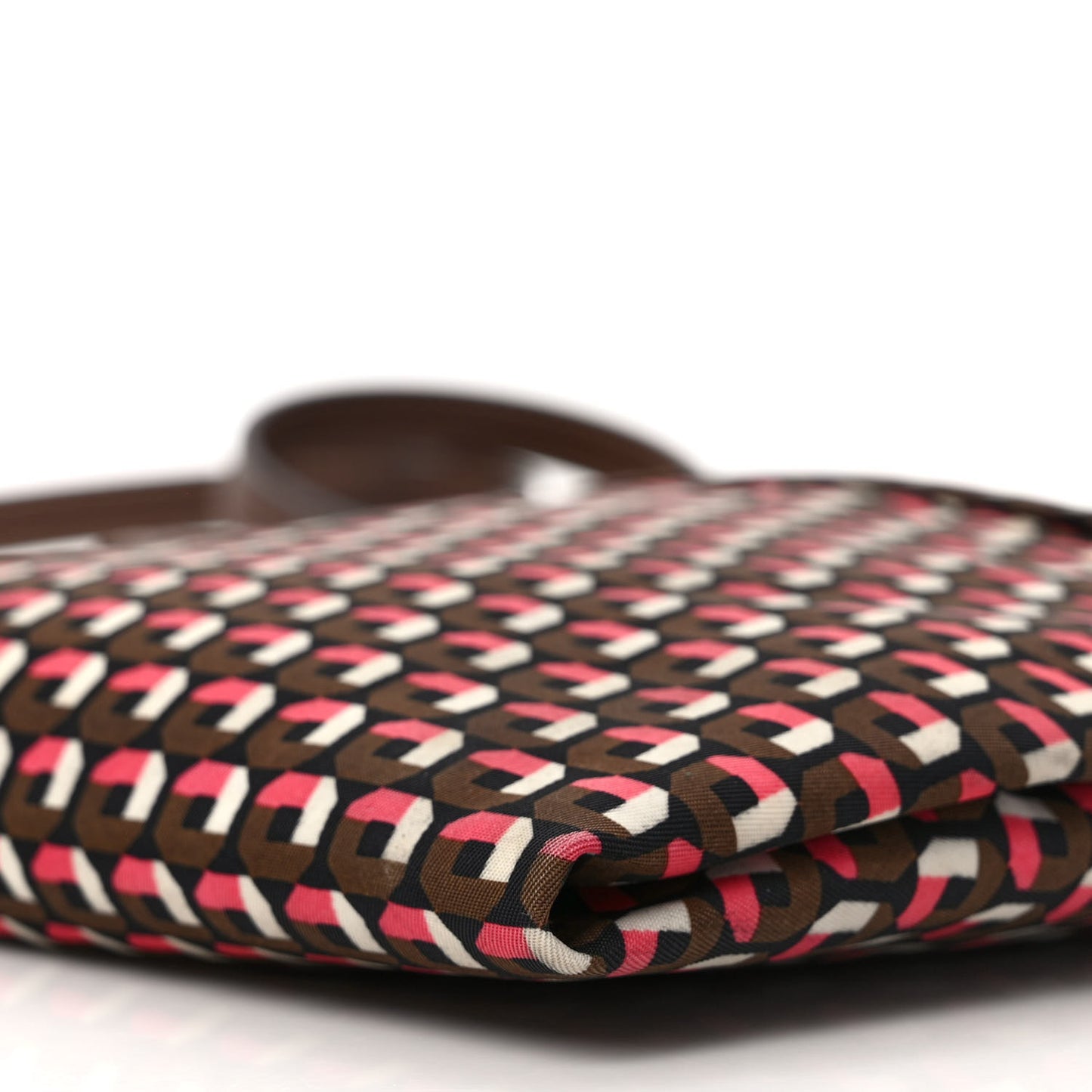 Tessuto Stampato Nylon Saffiano Otta Print Tote Rosa