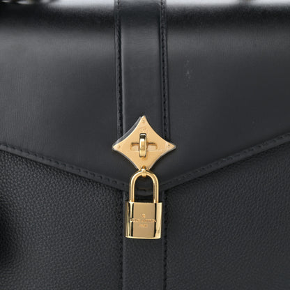 Louis Vuitton Grained Smooth Calfskin Rose Des Vents MM Black 7 of 9