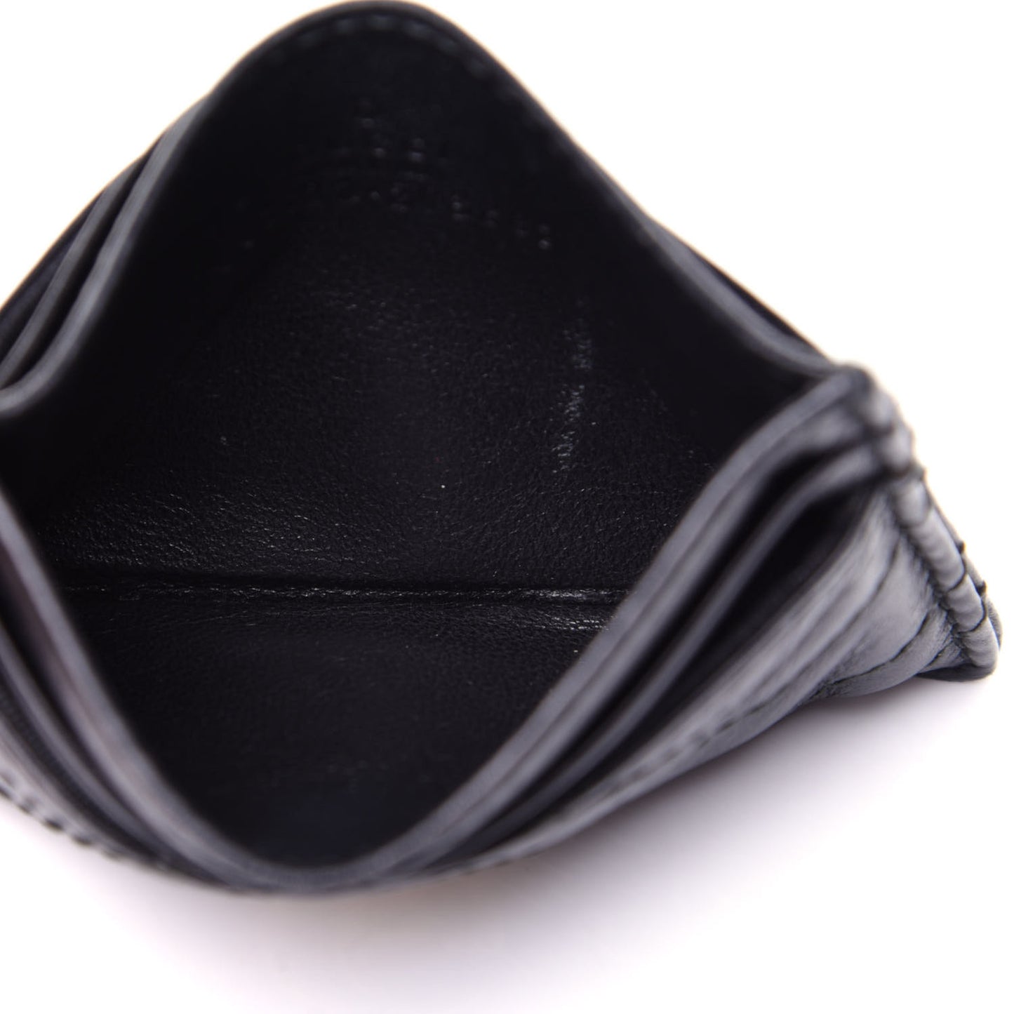 Calfskin Matelasse GG Marmont Card Holder Black