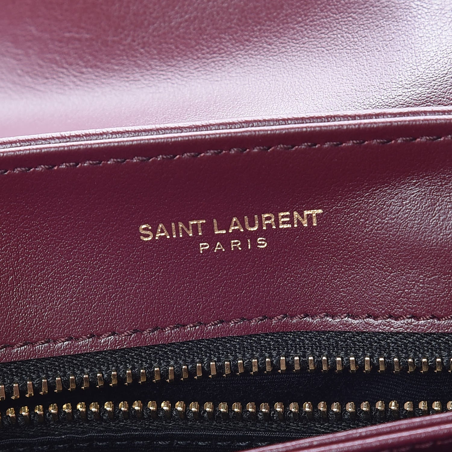 Saint Laurent Calfskin Y Quilted Monogram Toy Loulou Monogram Crossbody Bag Rouge Legion 10 of 11