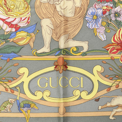Gucci Silk Animal Square Scarf Multicolor 2 of 3