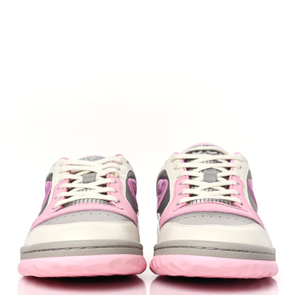 Gucci Dali Soft Calfskin Womens Mac80 Sneakers 37 Off White Grey Sky Light Rose 3 of 8