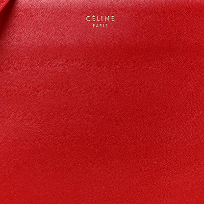 Celine Lambskin Small Trio Crossbody Bag Red 7 of 12