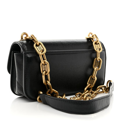Balenciaga Calfskin Stripe Embossed Gossip Chain Bag XS Black 3 of 10