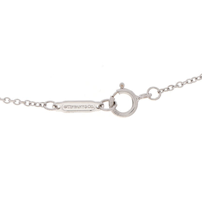 Tiffany 18K White Gold Diamond Small Ampersand Pendant Necklace 5 of 7