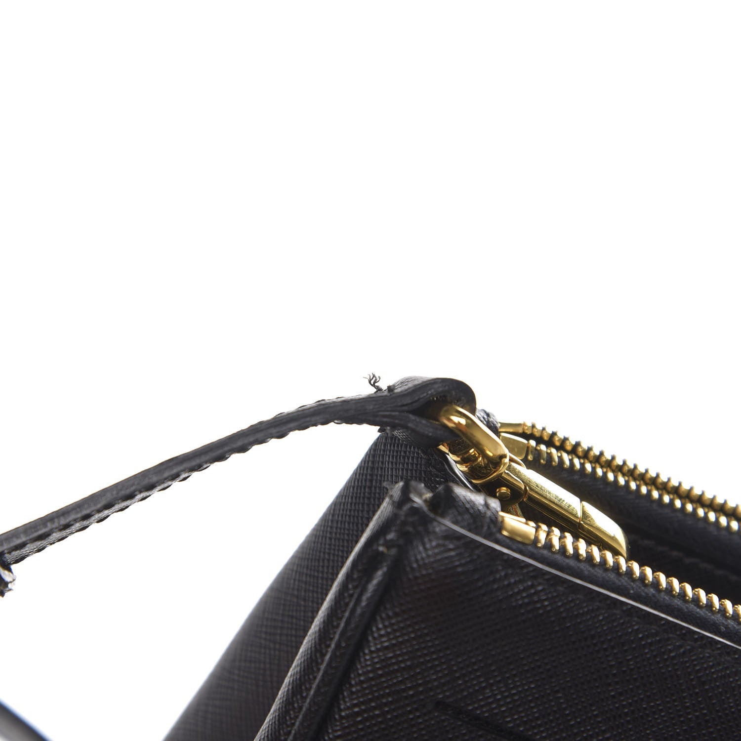 Prada Saffiano Small Galleria Double Zip Tote Black 10 of 11