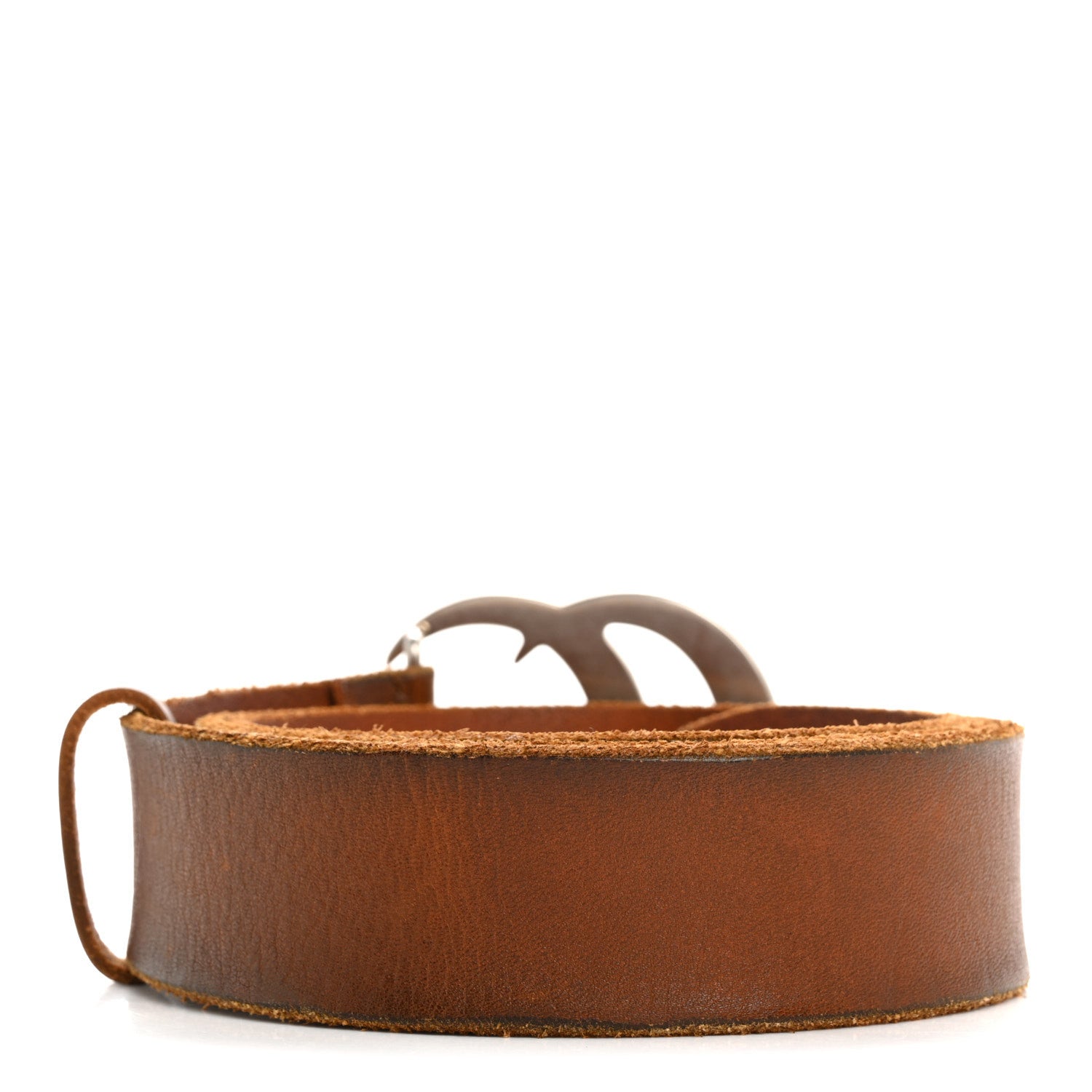 Gucci Faded Calfskin Double G 40mm Belt 95 38 Cuir 2 of 7
