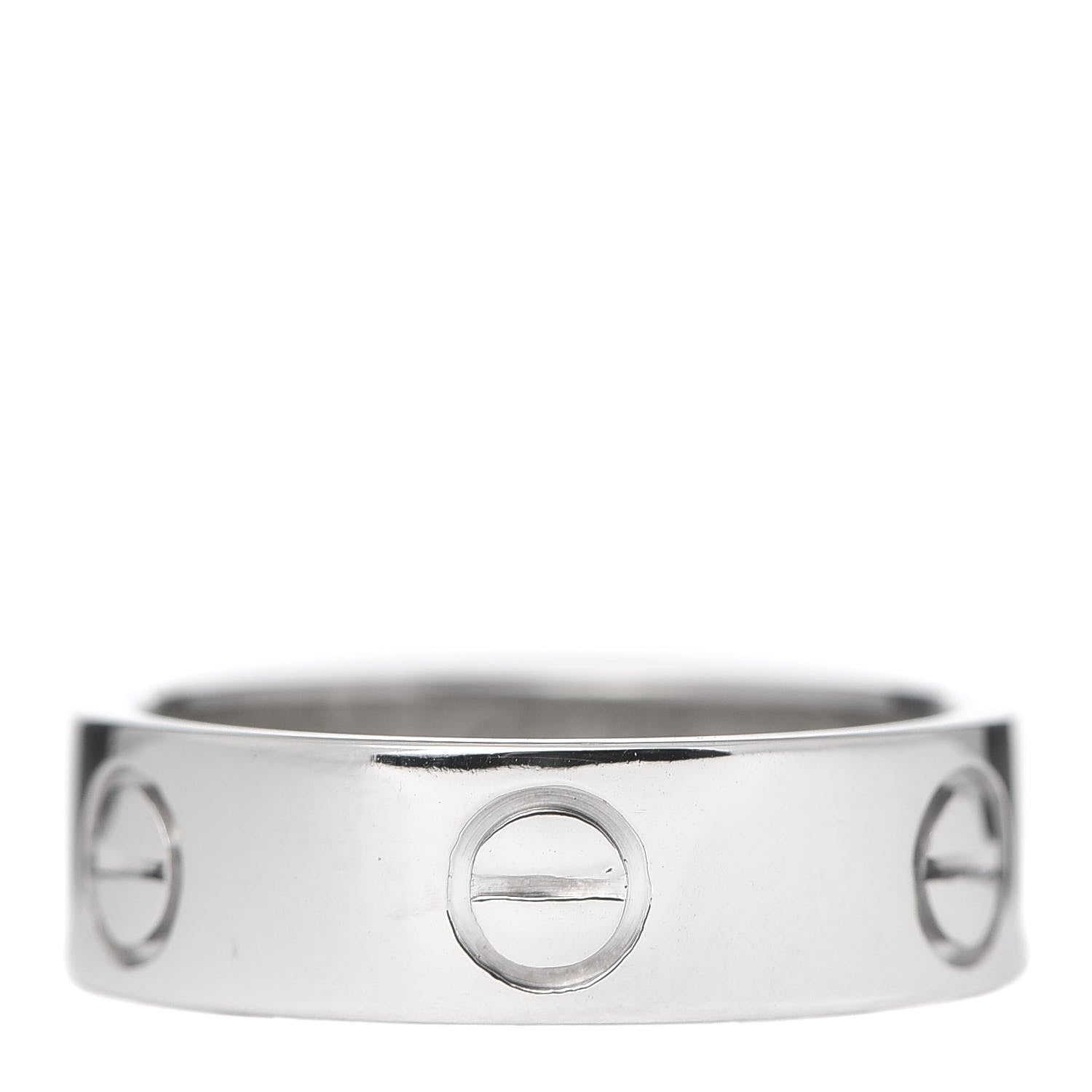 Cartier Platinum 5.5mm LOVE Ring 50 5.25 3 of 4