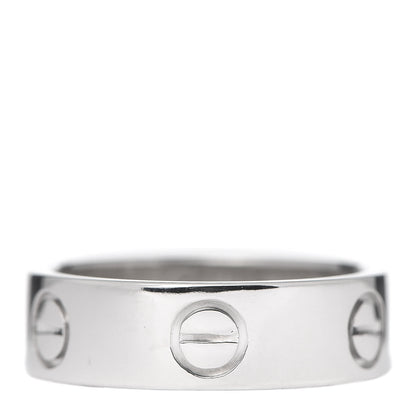 Cartier Platinum 5.5mm LOVE Ring 50 5.25 3 of 4