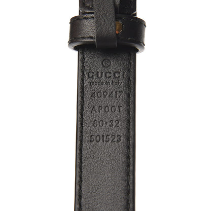 Gucci Calfskin Double G 20mm Belt 80 32 Black 4 of 5