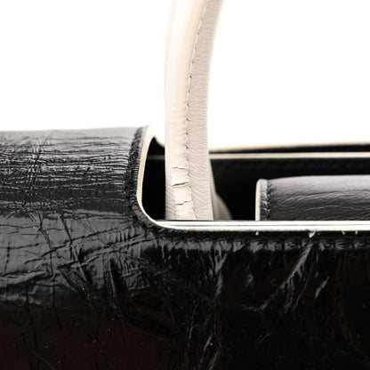 Christian Dior Crinkled Calfskin Medium Diorever Flap Black 12 of 15