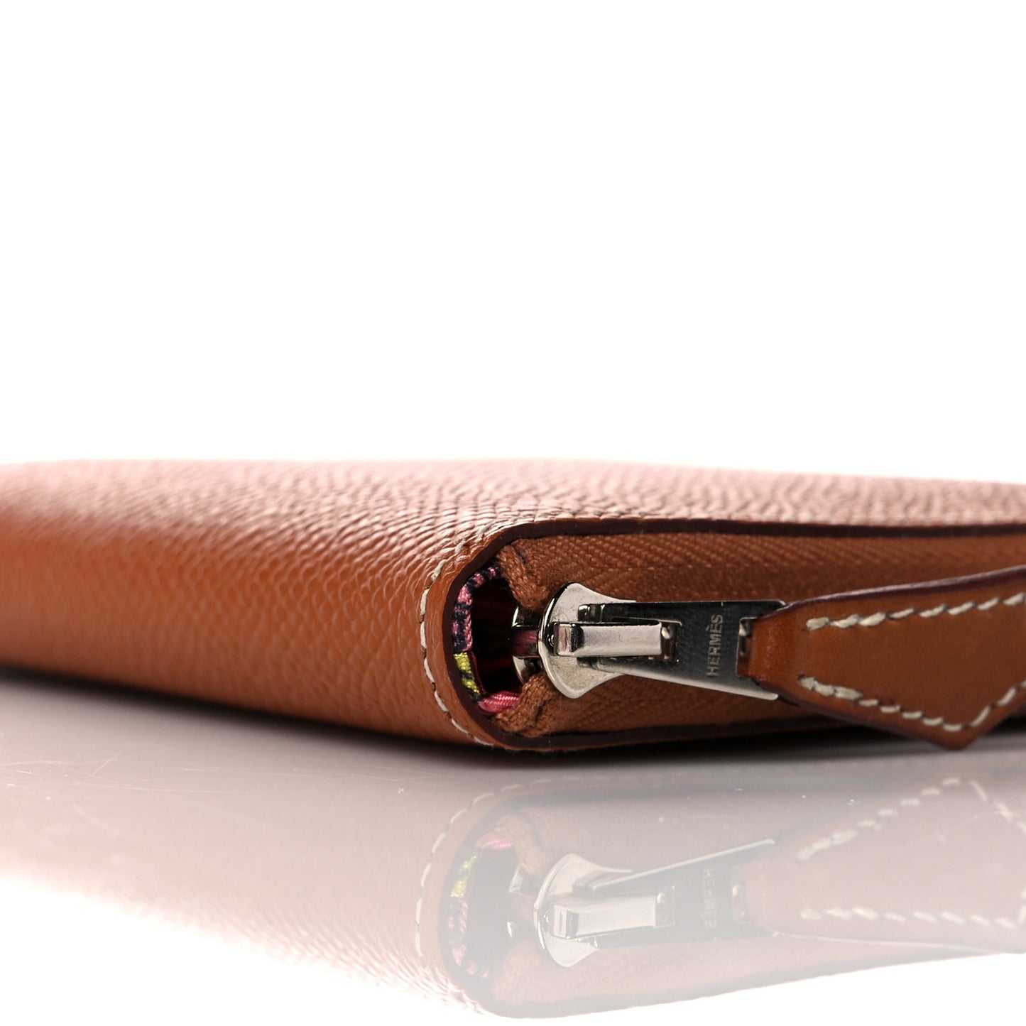 Epsom Silk'in Compact Wallet Gold