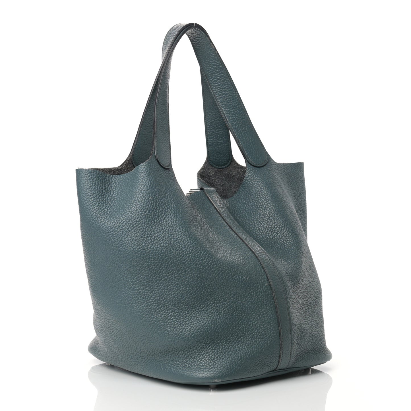 Taurillon Clemence Picotin Lock 26 GM Bleu Orage