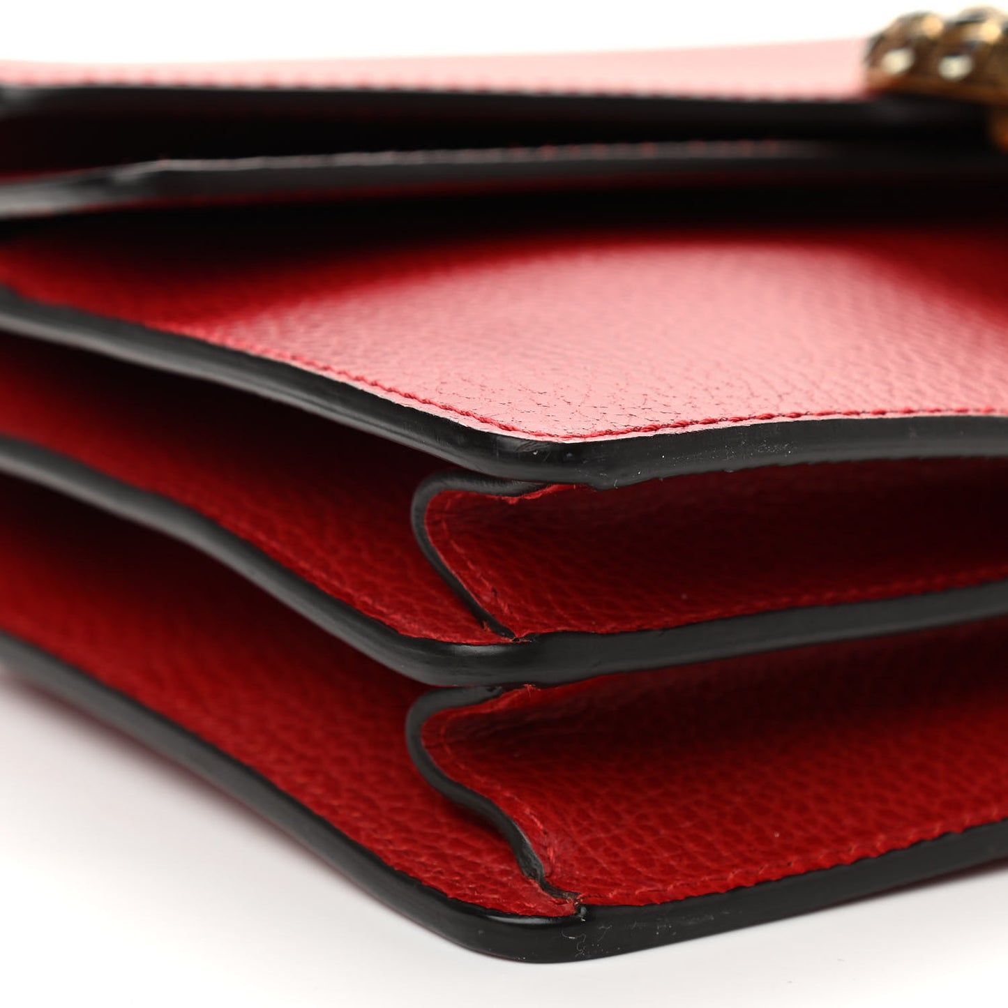 Dollar Calfskin Swarovski Crystal Small Dionysus Shoulder Bag Hibiscus Red