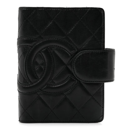 Chanel Calfskin Quilted Small Cambon Agenda Planner Black 1 of 13