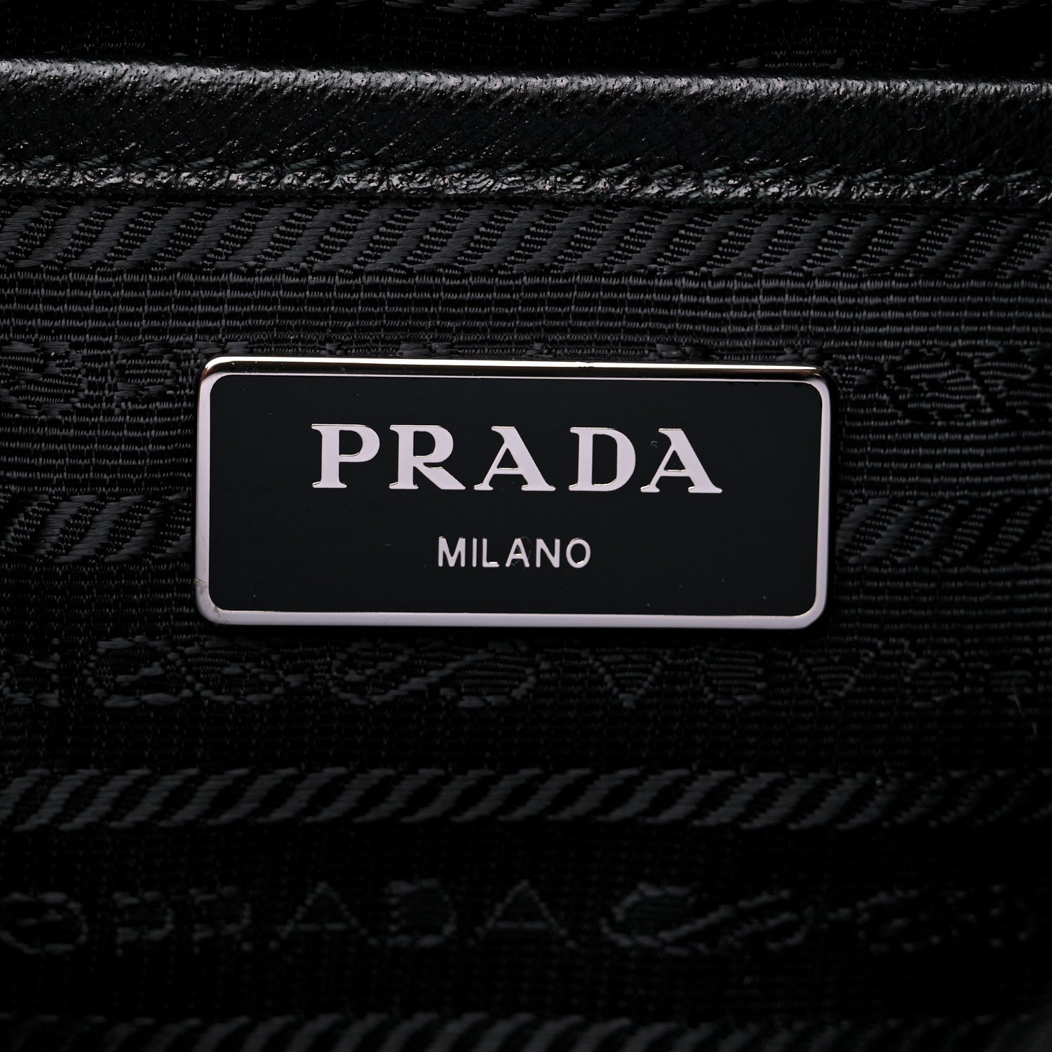 Prada Tessuto Nylon Saffiano Medium Backpack Black 7 of 10