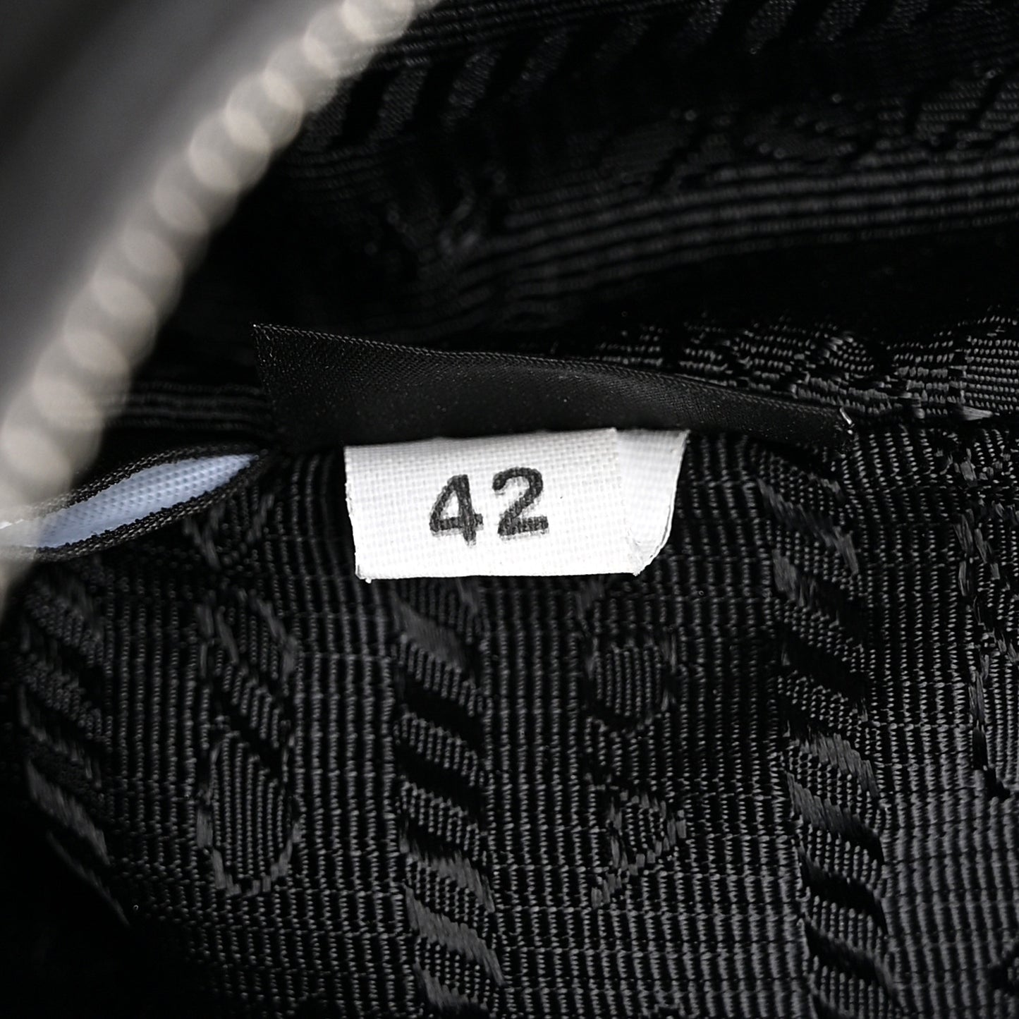 Tessuto Nylon Saffiano Mini Re-Edition 2005 Bag Black