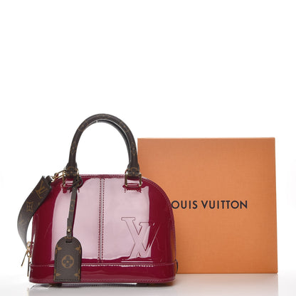 Louis Vuitton Patent Monogram Alma BB Magenta 8 of 8