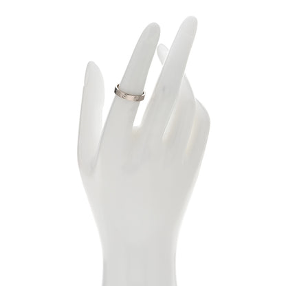 Cartier 18K White Gold 3.5mm LOVE Wedding Band Ring 52 6 2 of 4