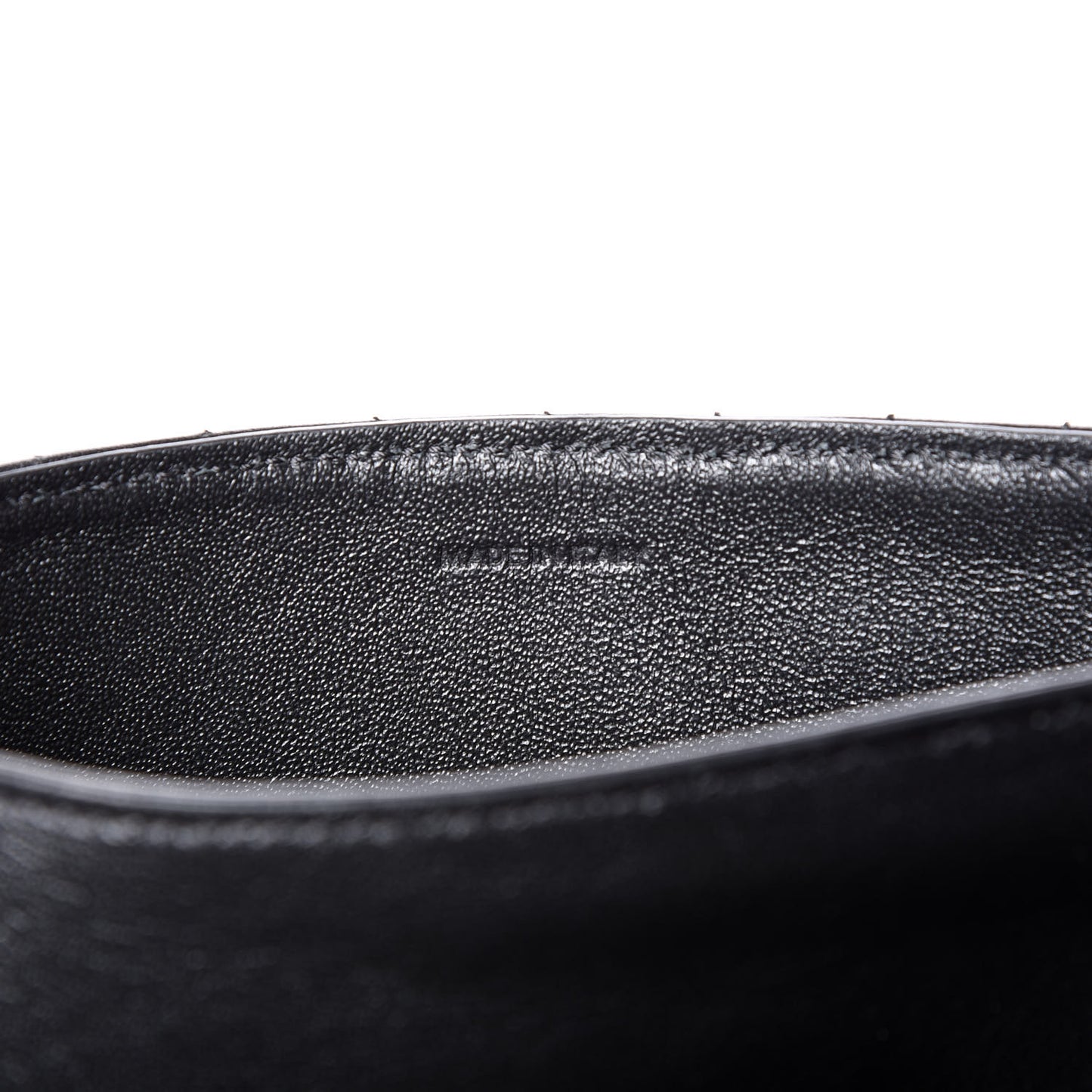 Calfskin Quilted Medium C Bag Black