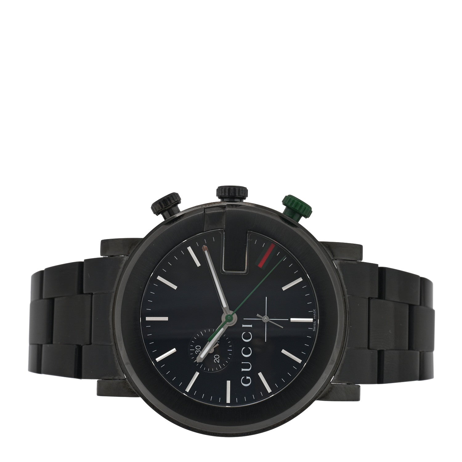 Gucci PVD Stainless Steel 44mm 101M G-Chrono Quartz Watch Black 2 of 5