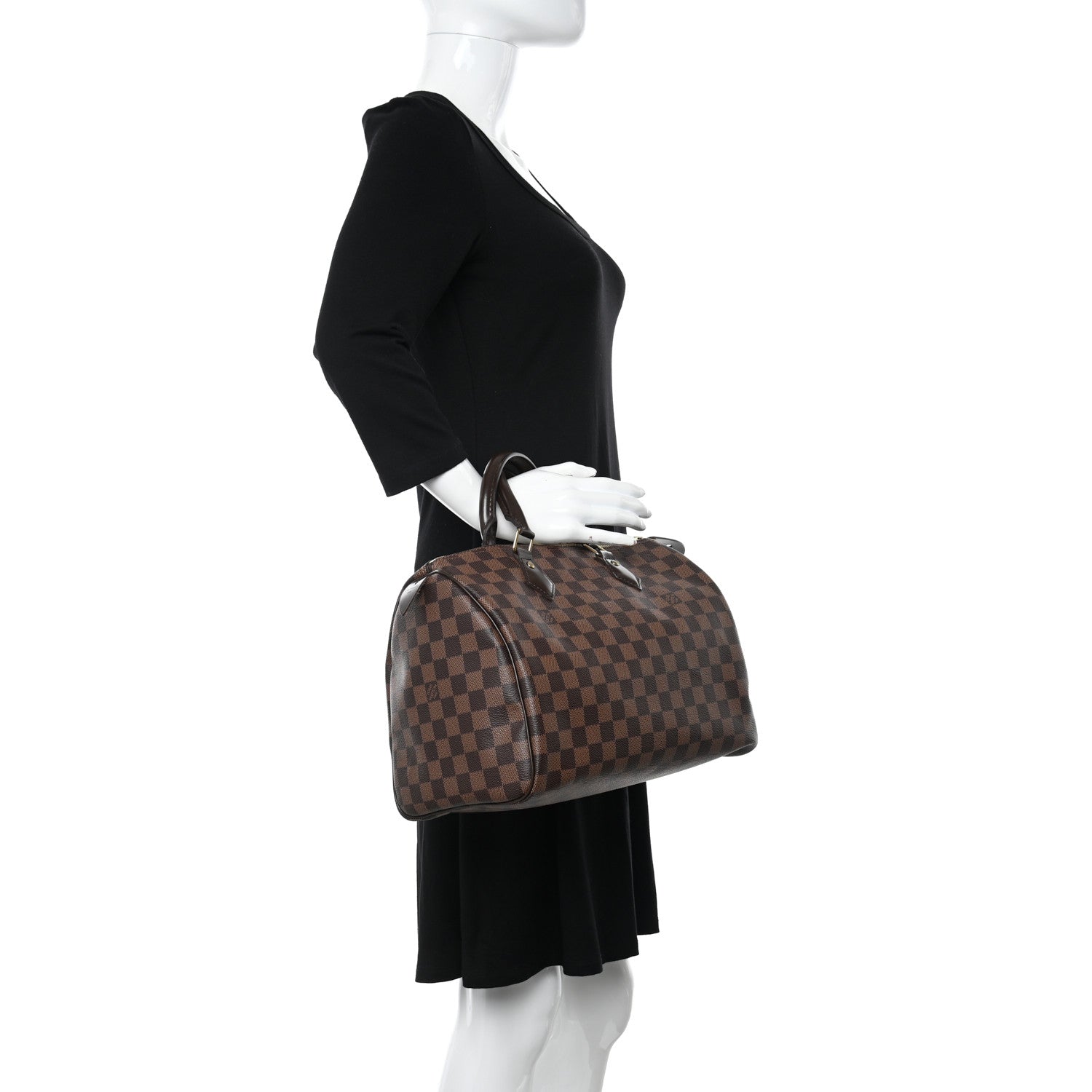 Louis Vuitton Damier Ebene Speedy 30 2 of 11