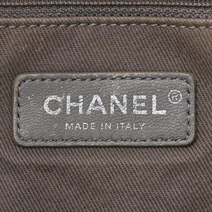 Chanel Woven Straw Large Deauville Tote Grey 6 of 18