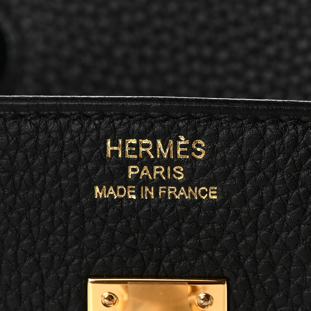 Hermes Togo Birkin 25 Black 6 of 10