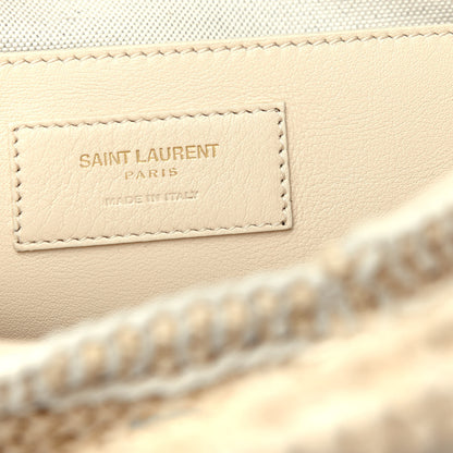 Saint Laurent Raffia Baby Monogram Downtown Cabas Naturale 6 of 10