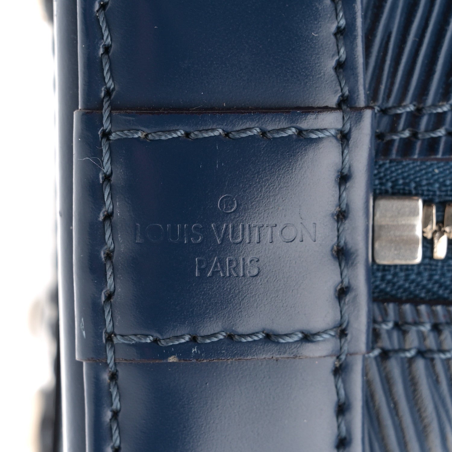 Louis Vuitton Epi Alma BB Indigo 6 of 15