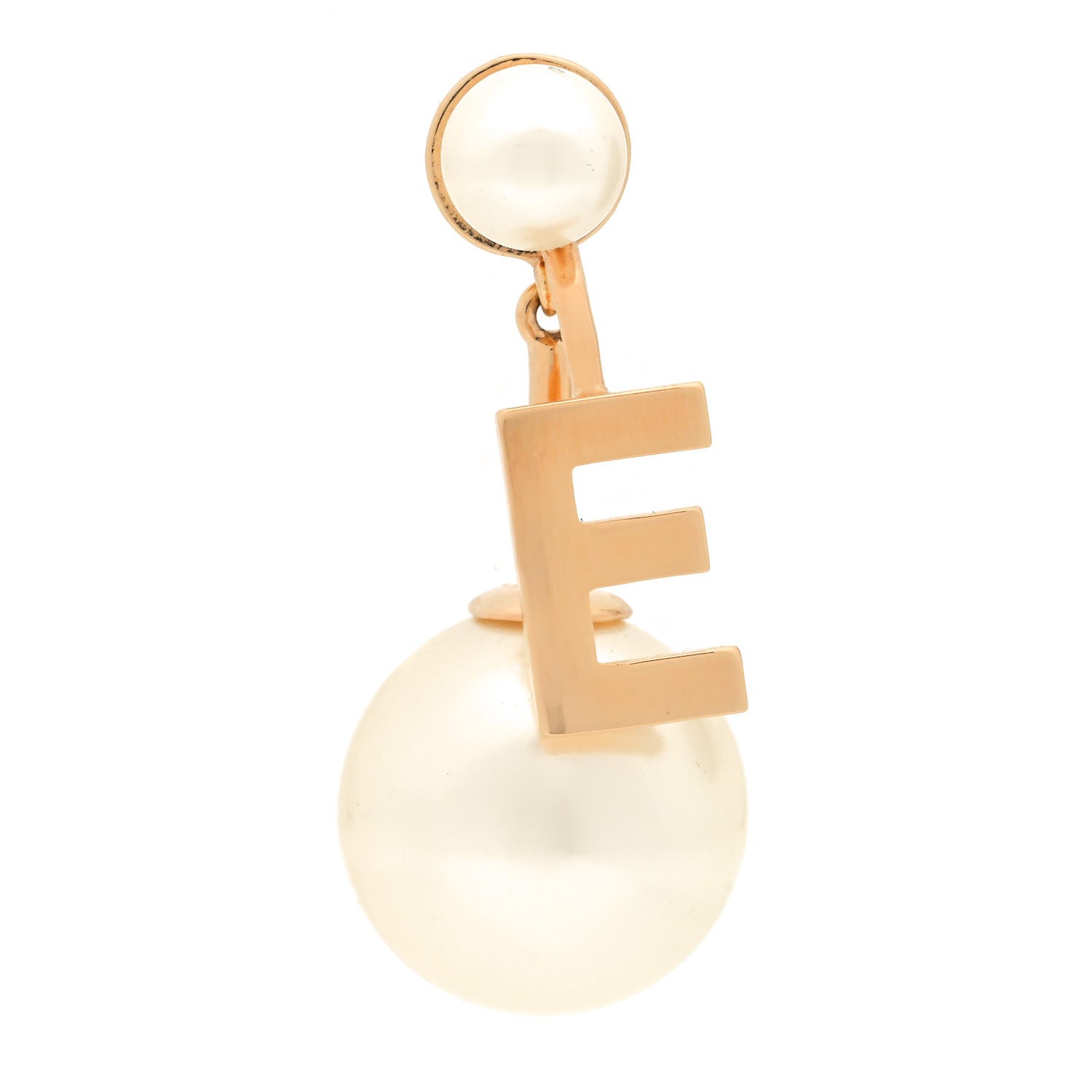 Christian Dior Pearl My ABCDior E Tribale Earring Gold 1 of 4