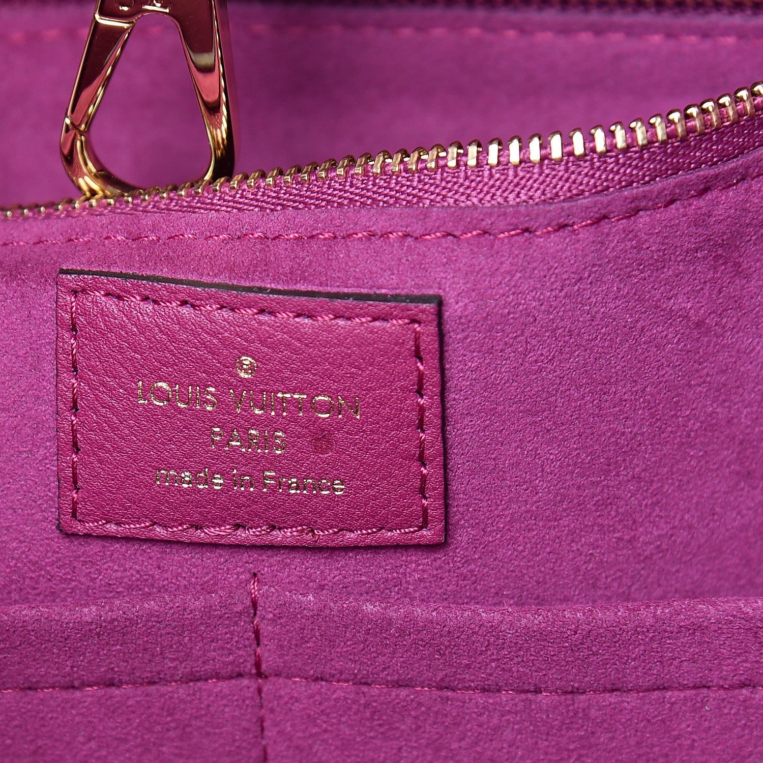 Louis Vuitton Calfskin Monogram Kimono Tote Grape 6 of 14