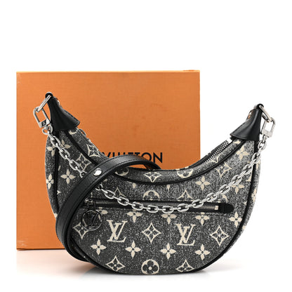 Louis Vuitton Monogram Jacquard Denim Loop Black 10 of 10
