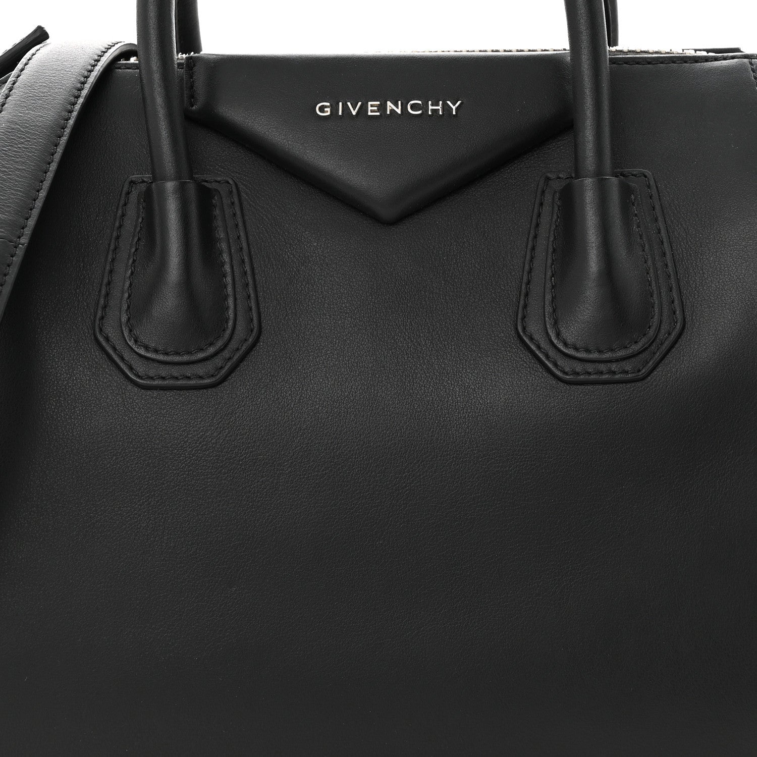 Givenchy Smooth Calfskin Stitched Small Antigona Black 8 of 11