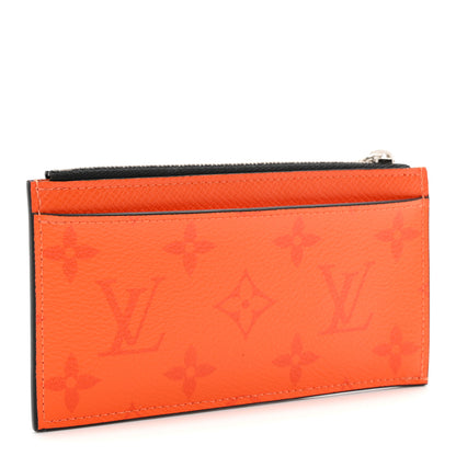 Louis Vuitton Taigarama Coin Card Holder Orange 3 of 7