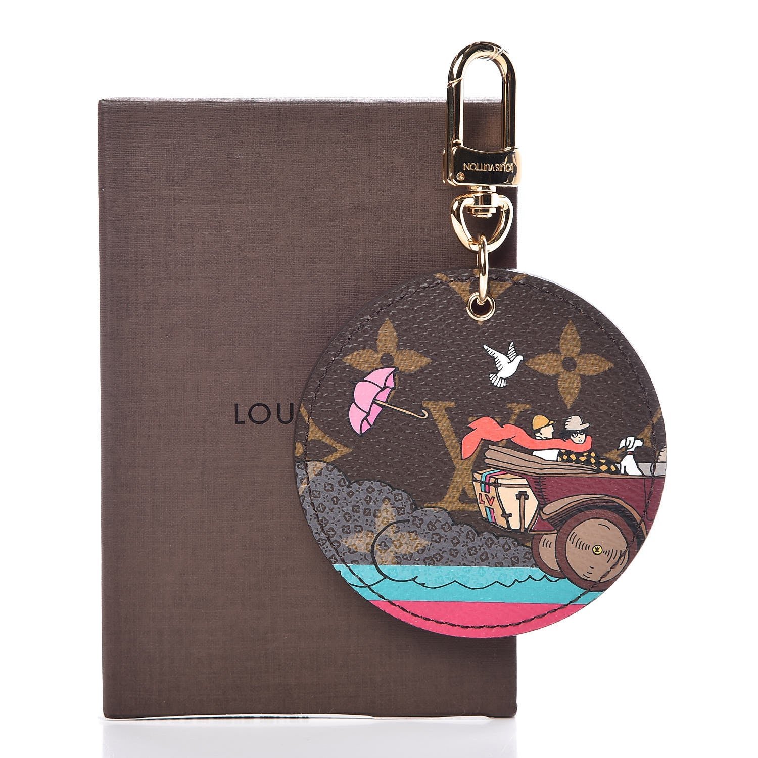 Louis Vuitton Monogram 2015 Christmas Animation Bag Charm Key Ring 4 of 4