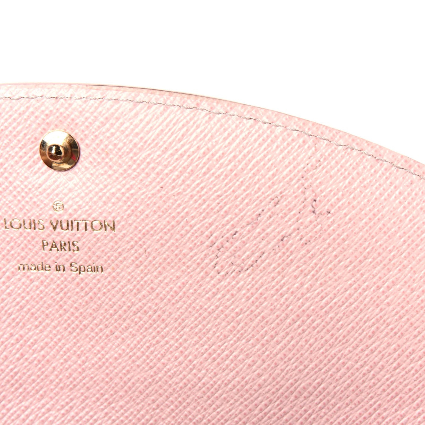 Damier Ebene Caissa Wallet Rose Ballerine