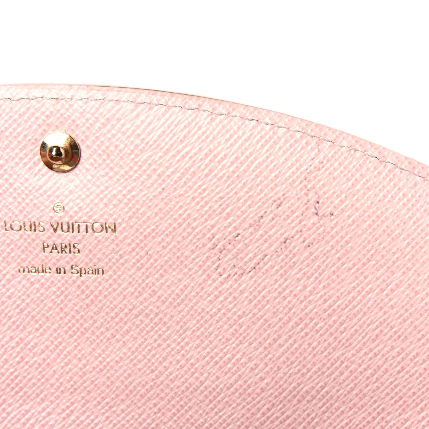 Louis Vuitton Damier Ebene Caissa Wallet Rose Ballerine 12 of 12